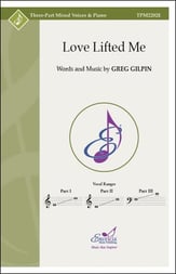 Love Lifted Me Three-Part Mixed choral sheet music cover